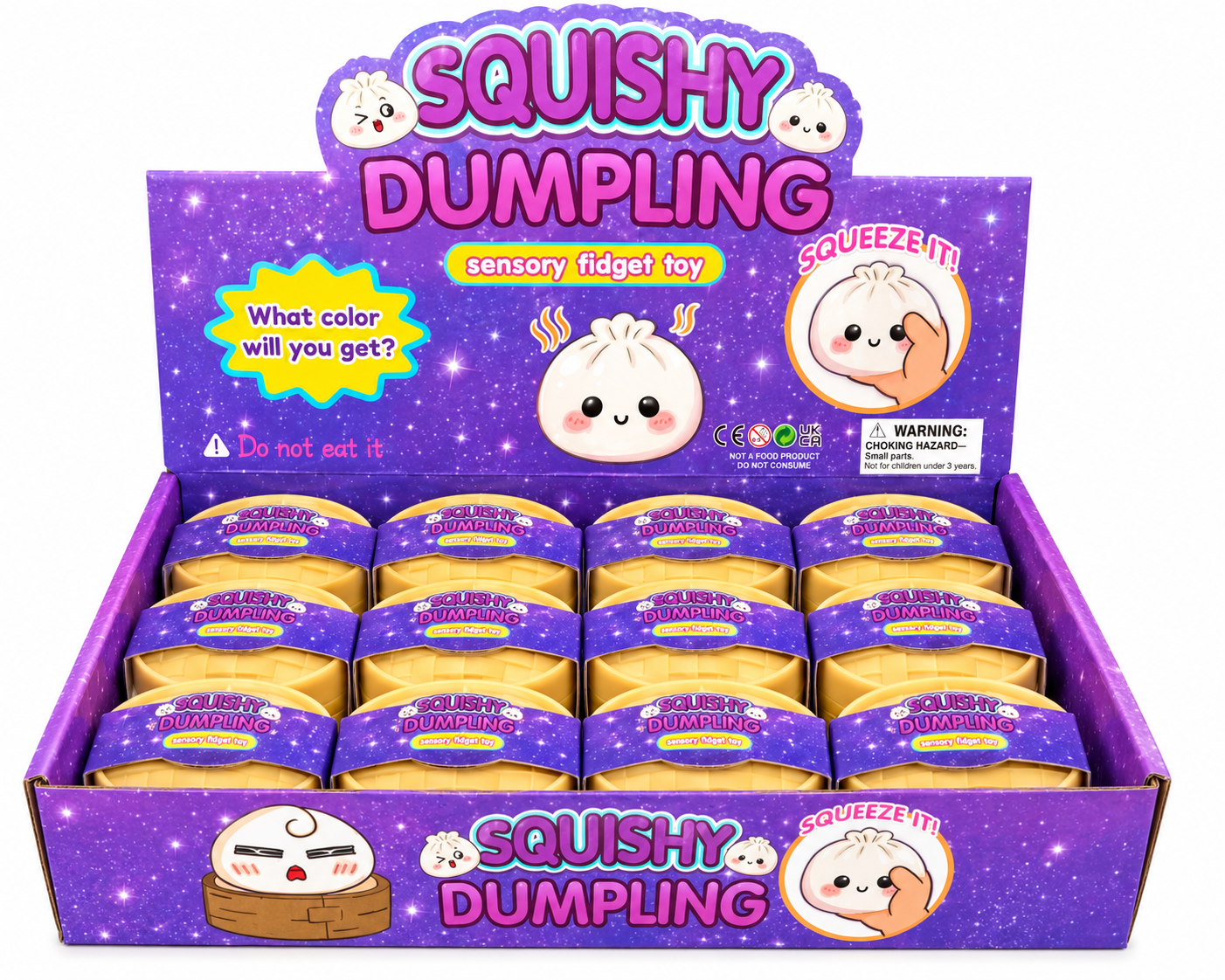 Glitter Dumpling Squishy