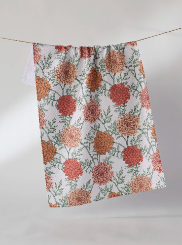 Marigold Manor Tea Towel
