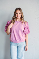Lyla Pink Top
