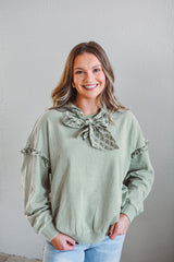 Parker Olive Pullover