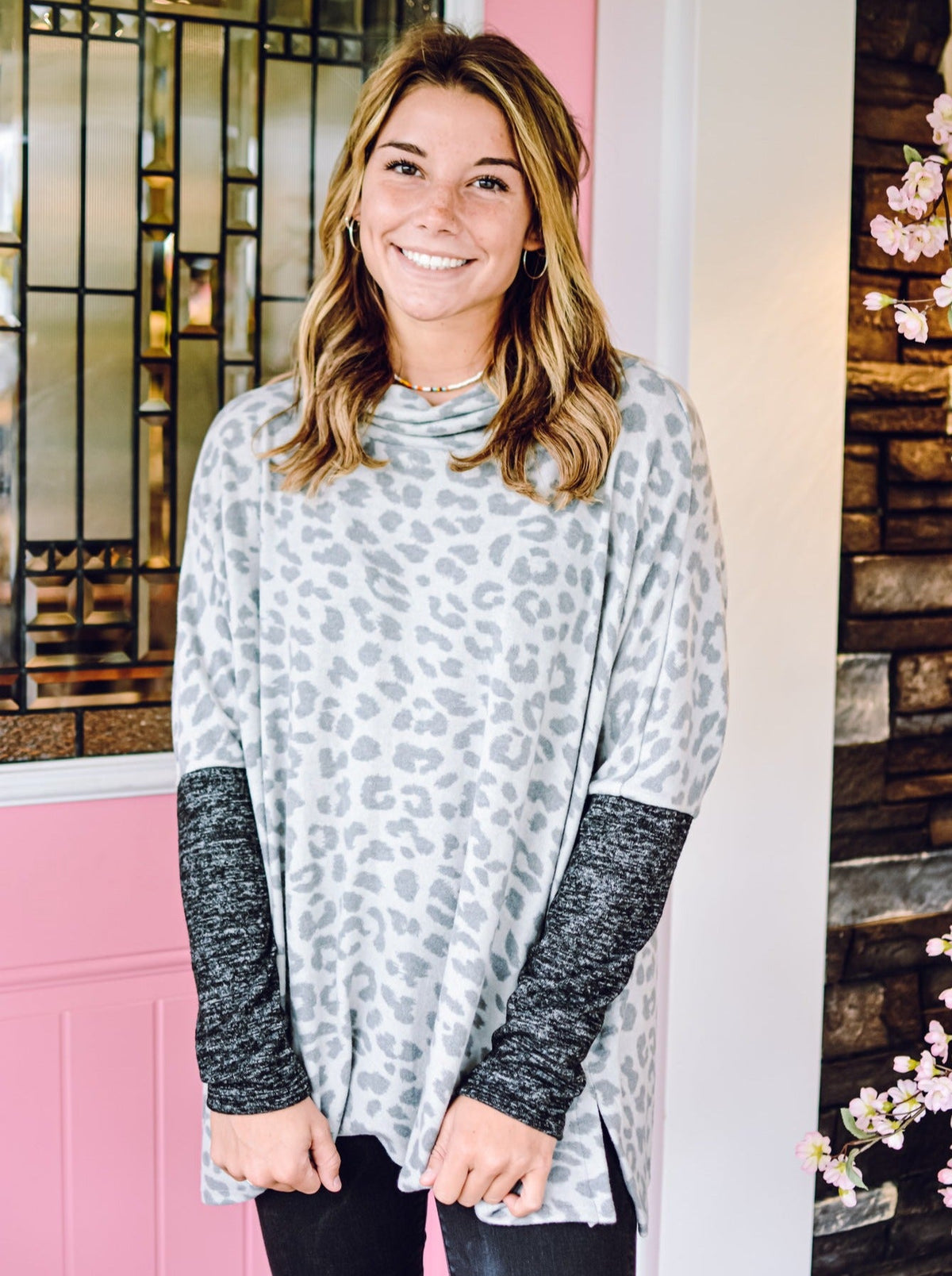 Leopard Turtle Pullover