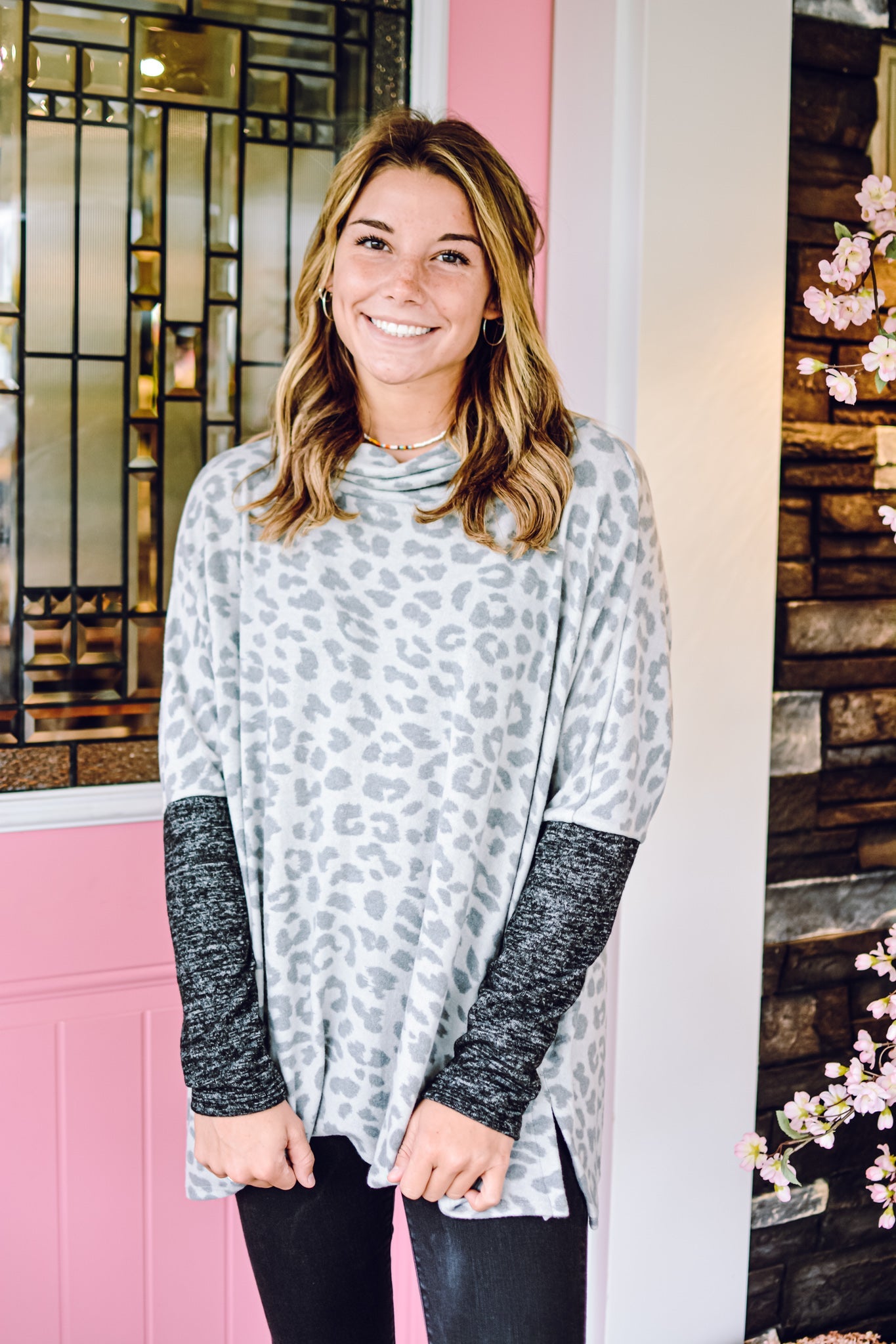 Leopard Turtle Pullover