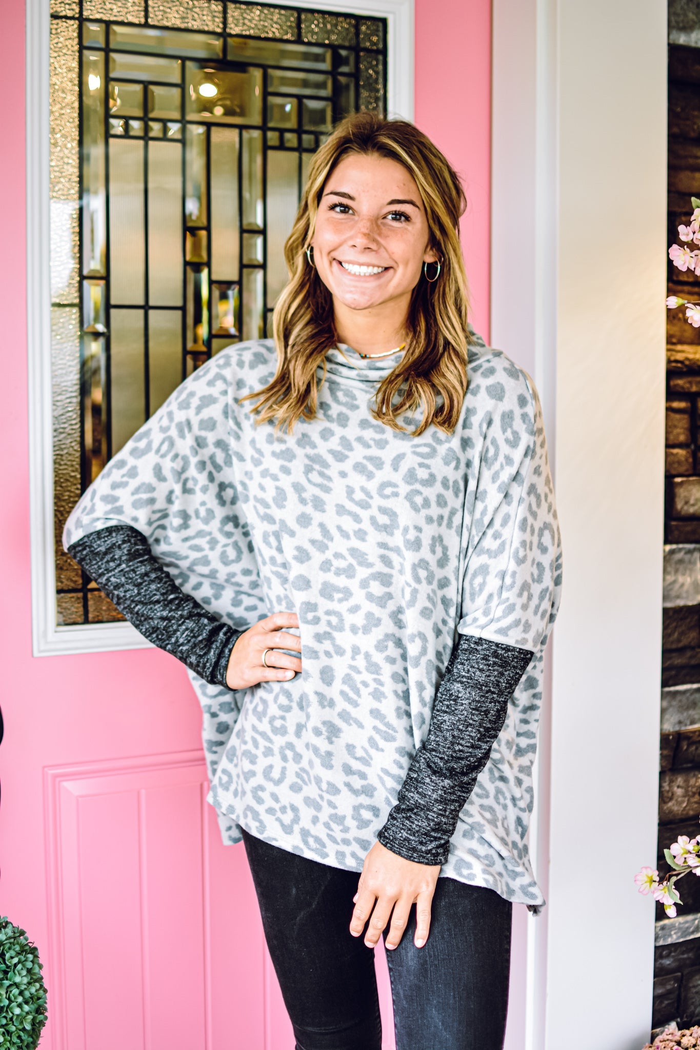 Leopard Turtle Pullover
