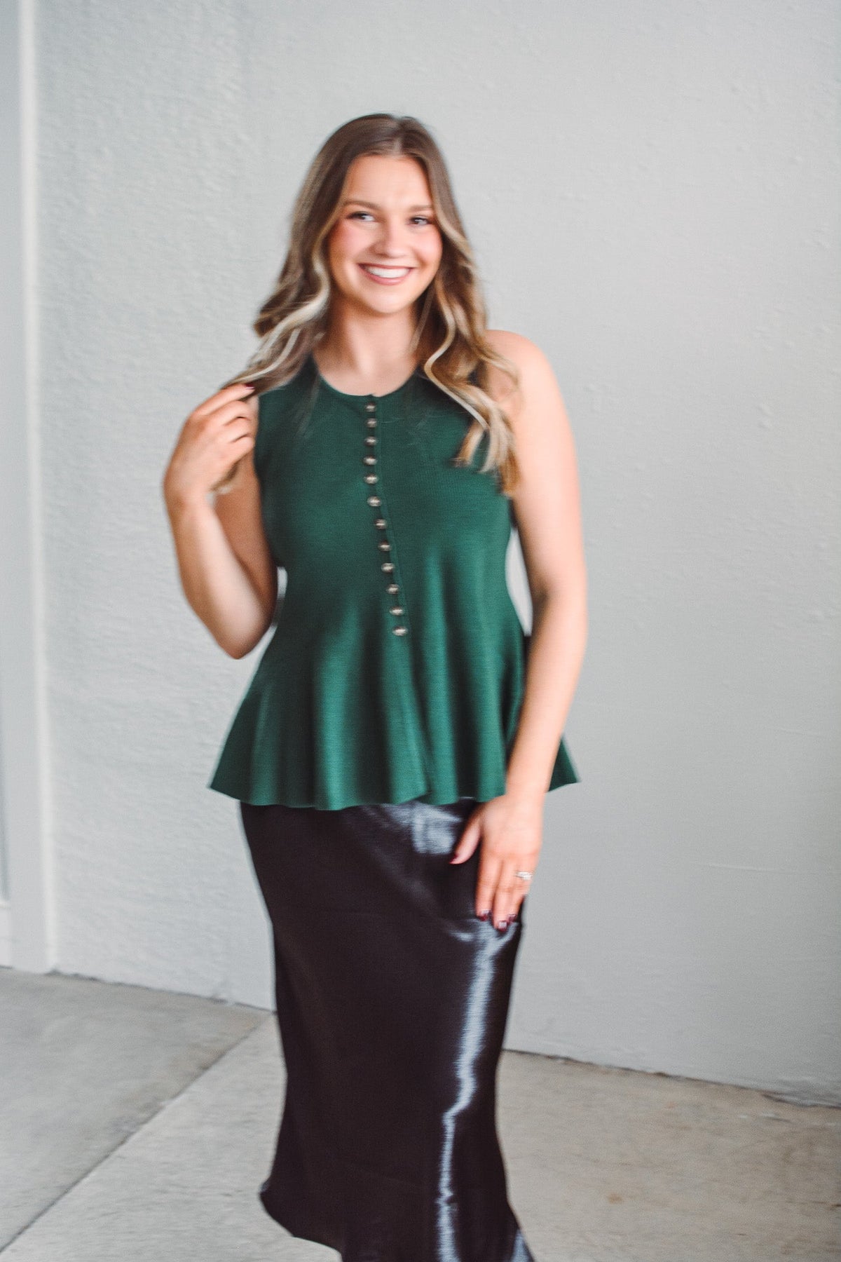 Juniper Peplum Vest
