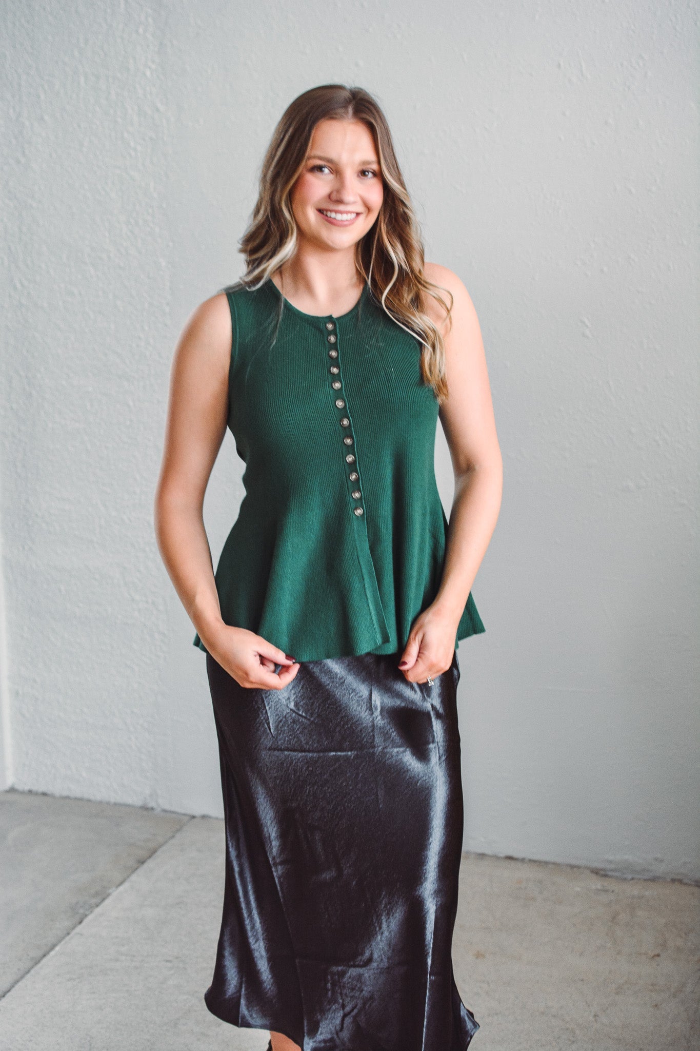 Juniper Peplum Vest