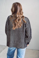 Katie Black Half Zip