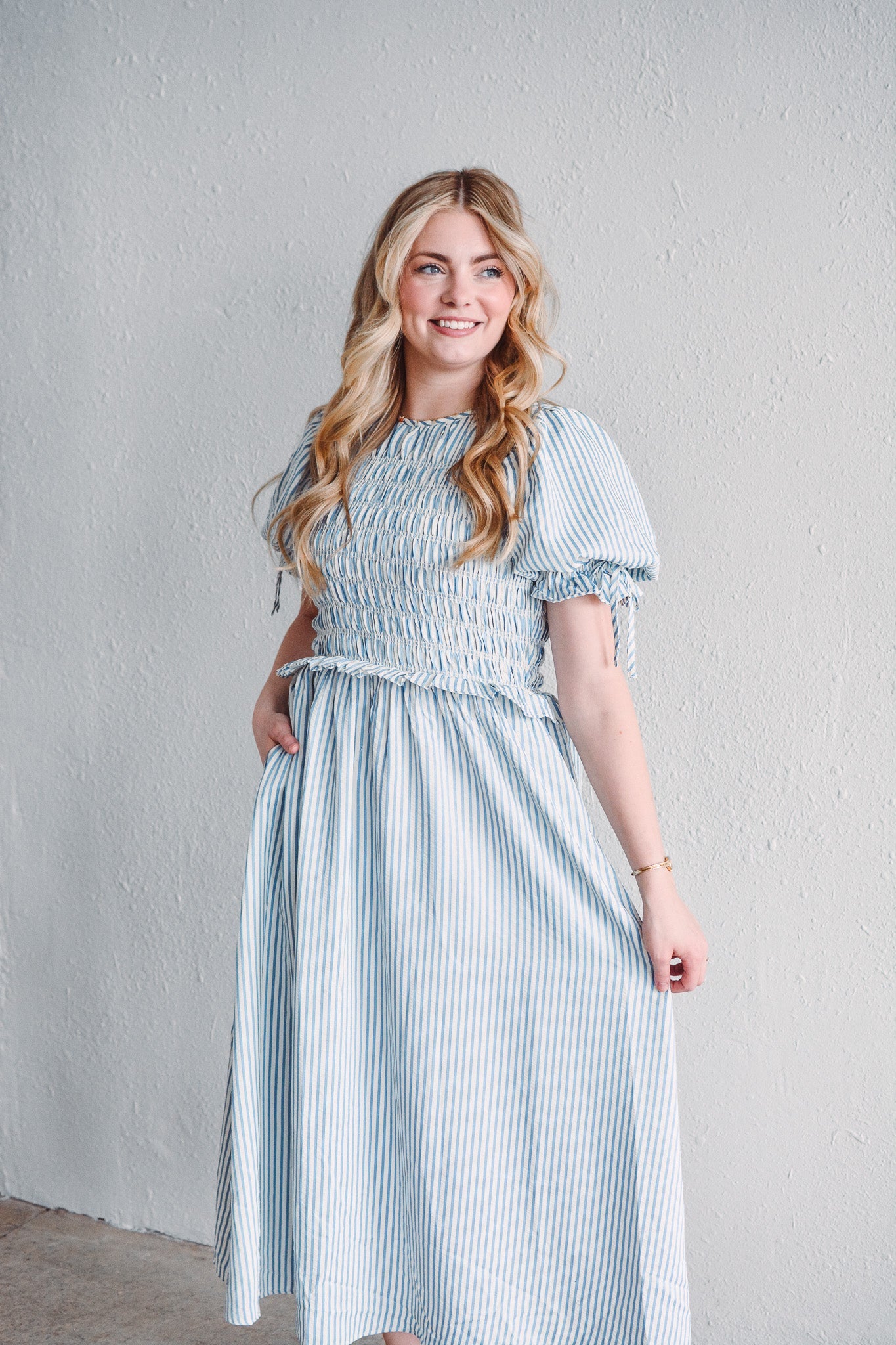 Maribel Striped dress