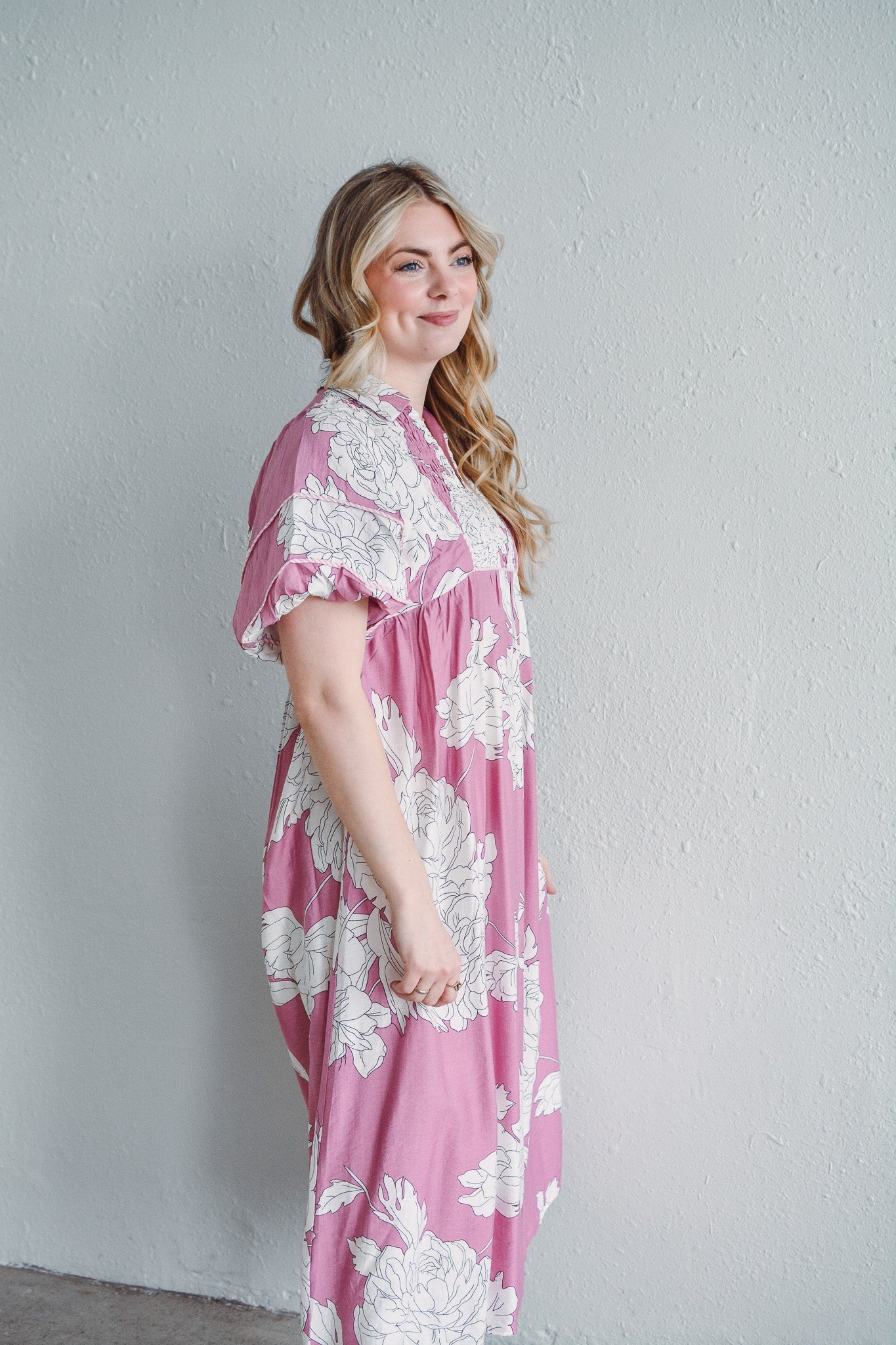 Palmline Mauve Dress