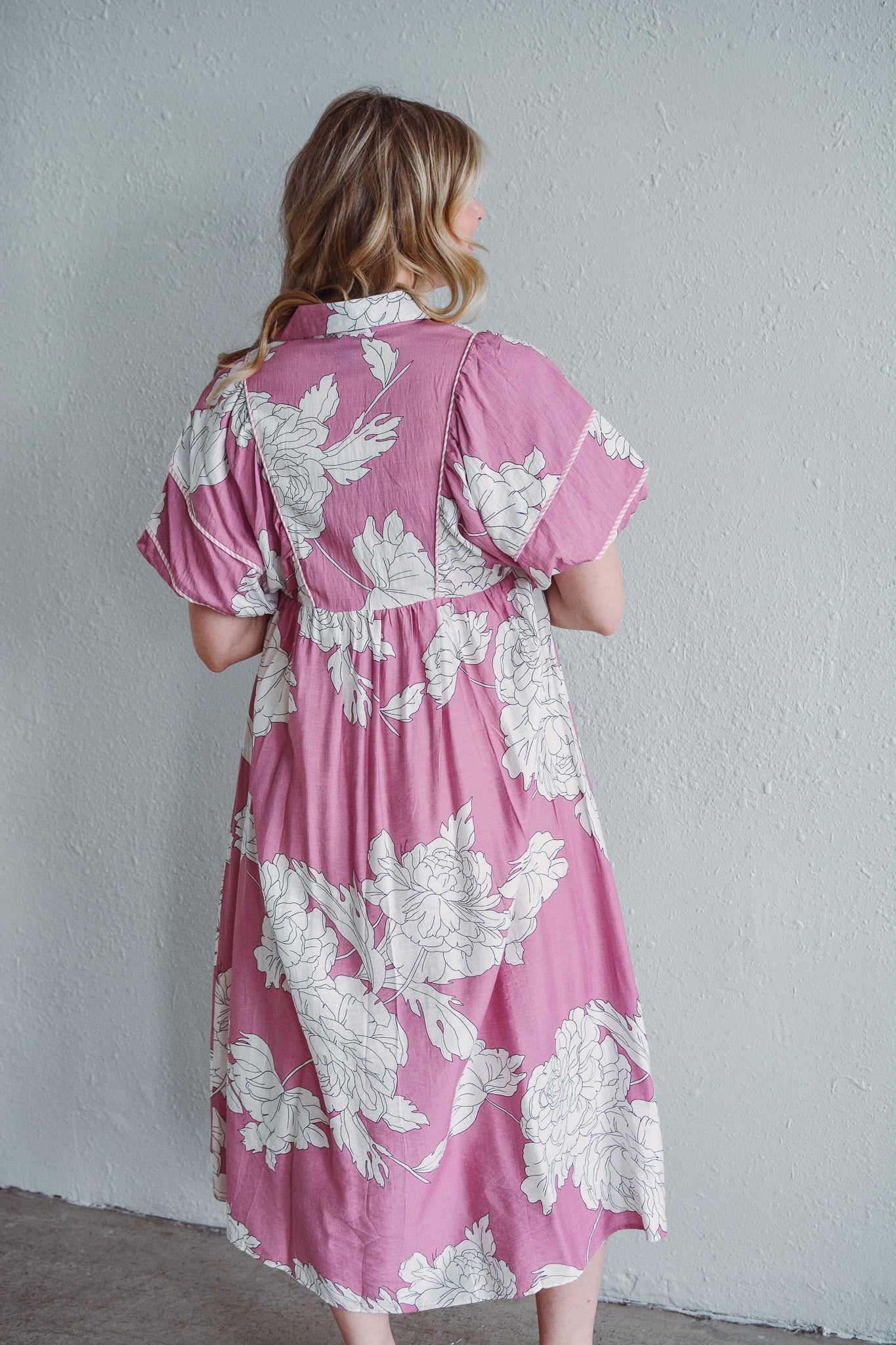 Palmline Mauve Dress