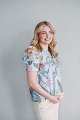 Periwinkle Anemone Top