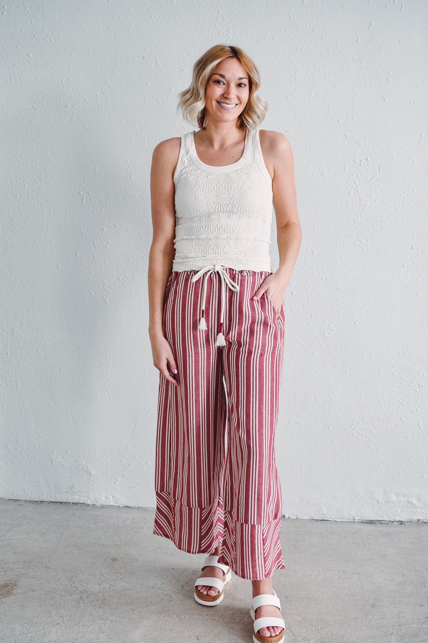 Kelsey Red Pants