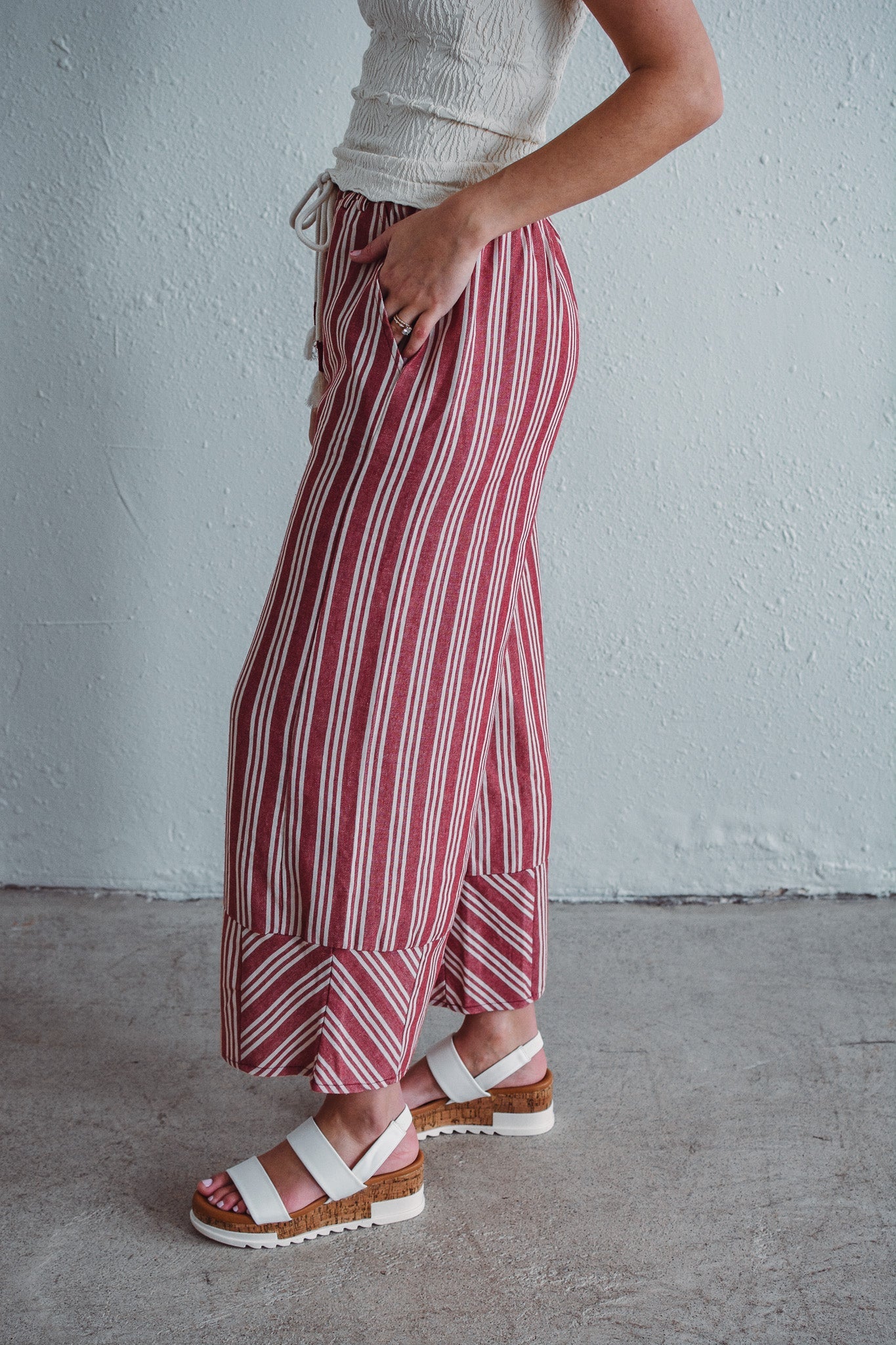 Kelsey Red Pants