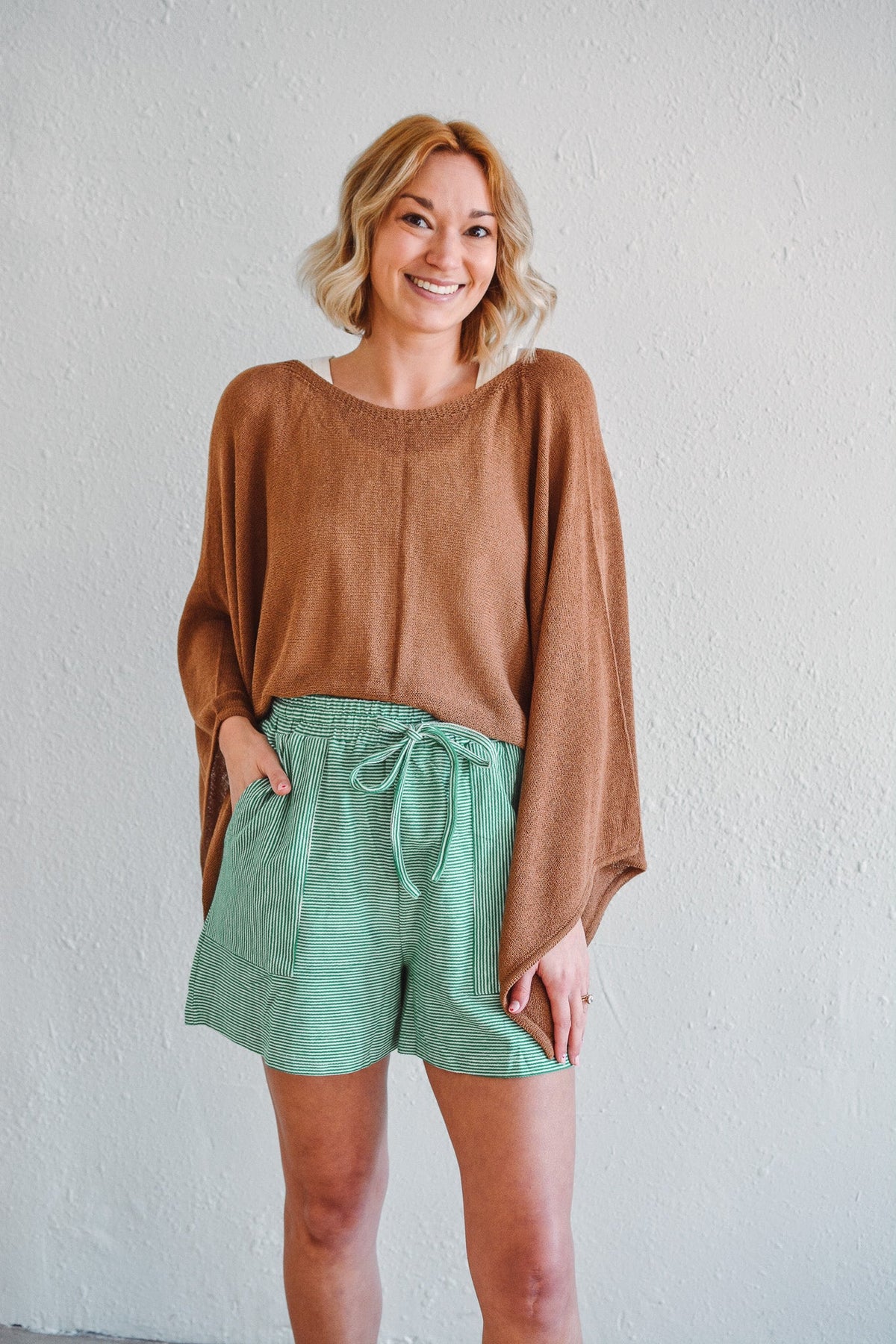 Indie Taupe Poncho