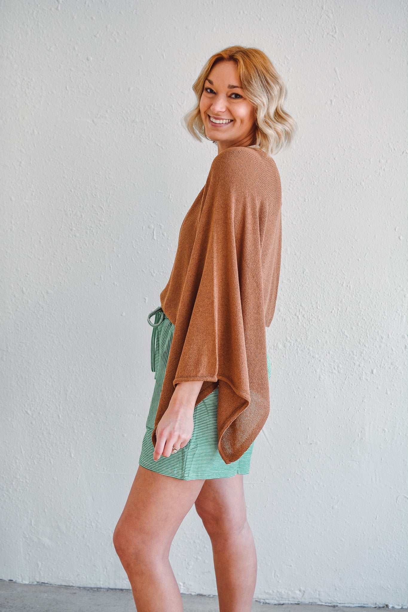 Indie Taupe Poncho