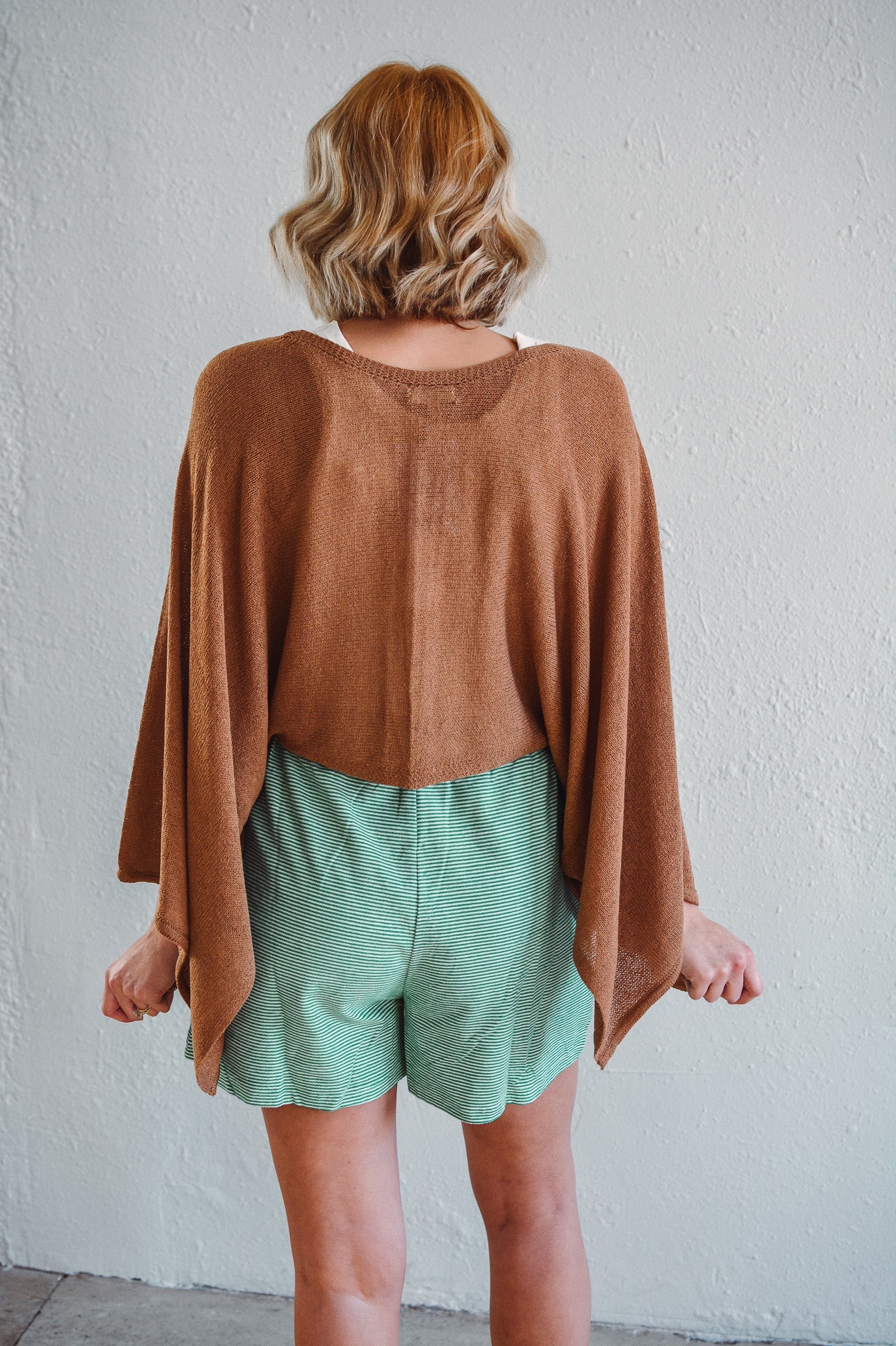 Indie Taupe Poncho