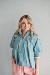 Harbor Club Mint Top