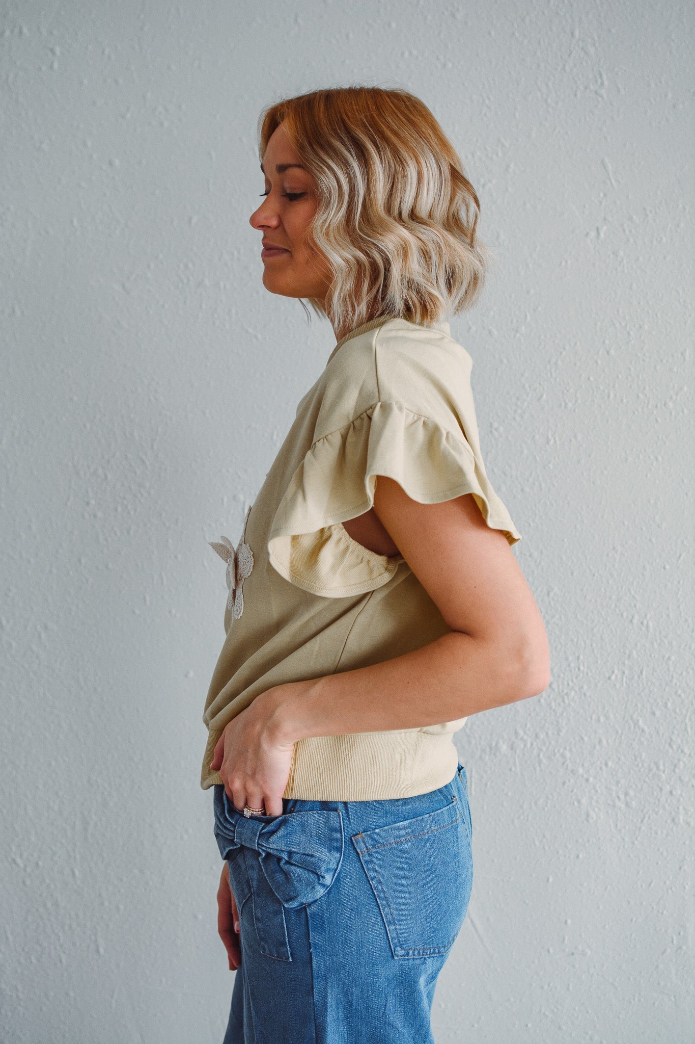 Golden Petal Blouse