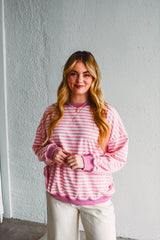 Pretty in Pink Pullover
