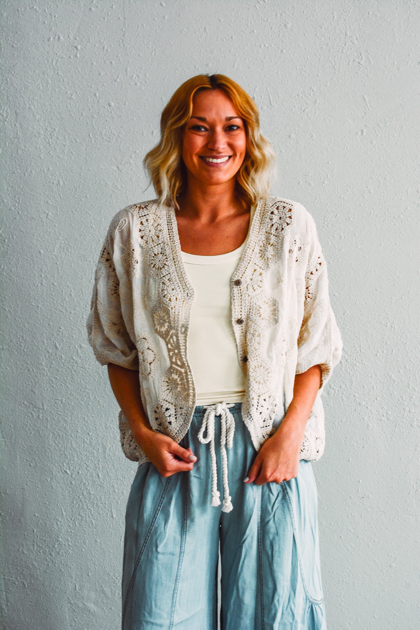 Newport Crochet Top