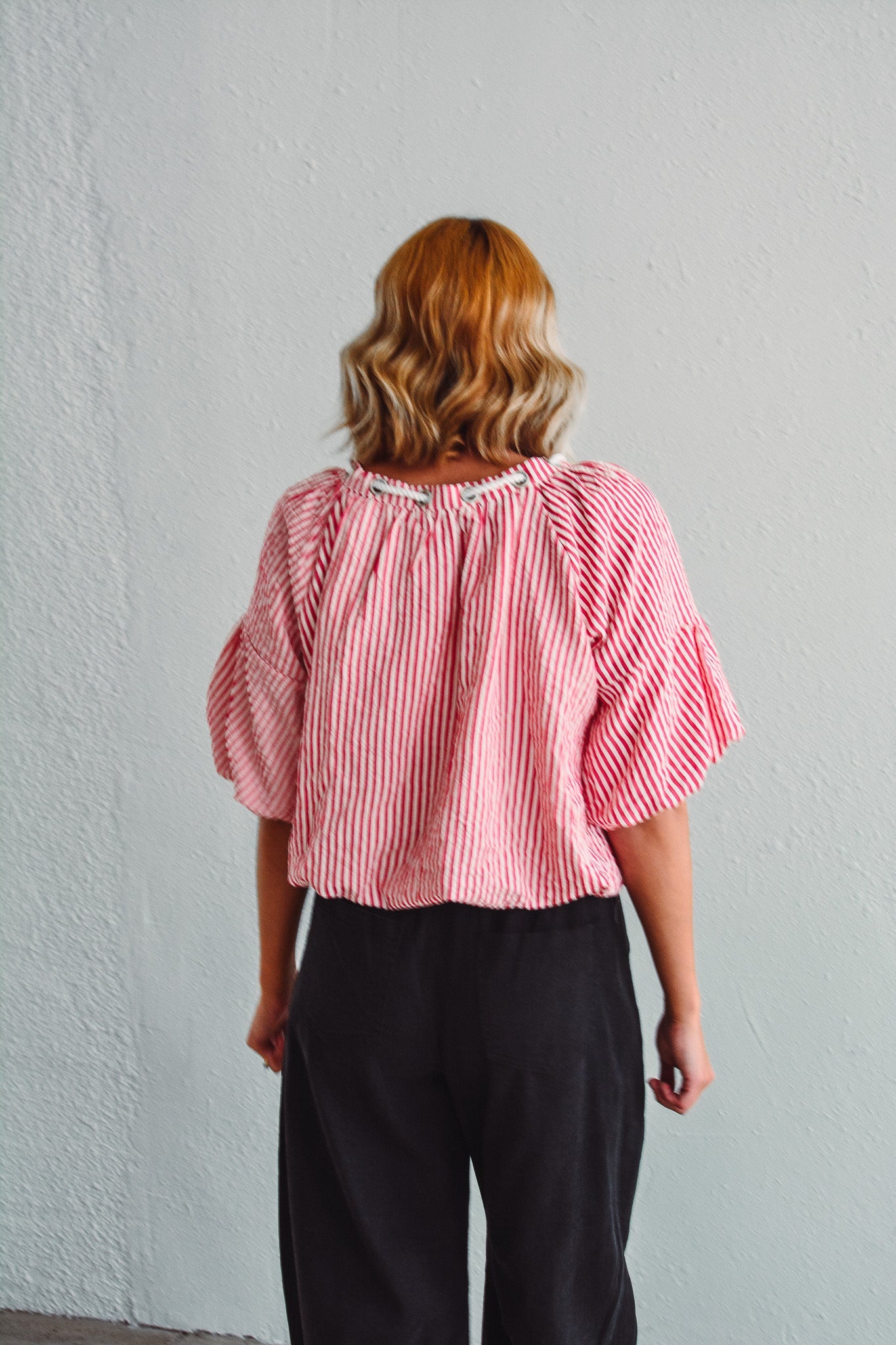 Millie Strawberry Stripe Top