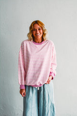 Pretty in Pink Pullover