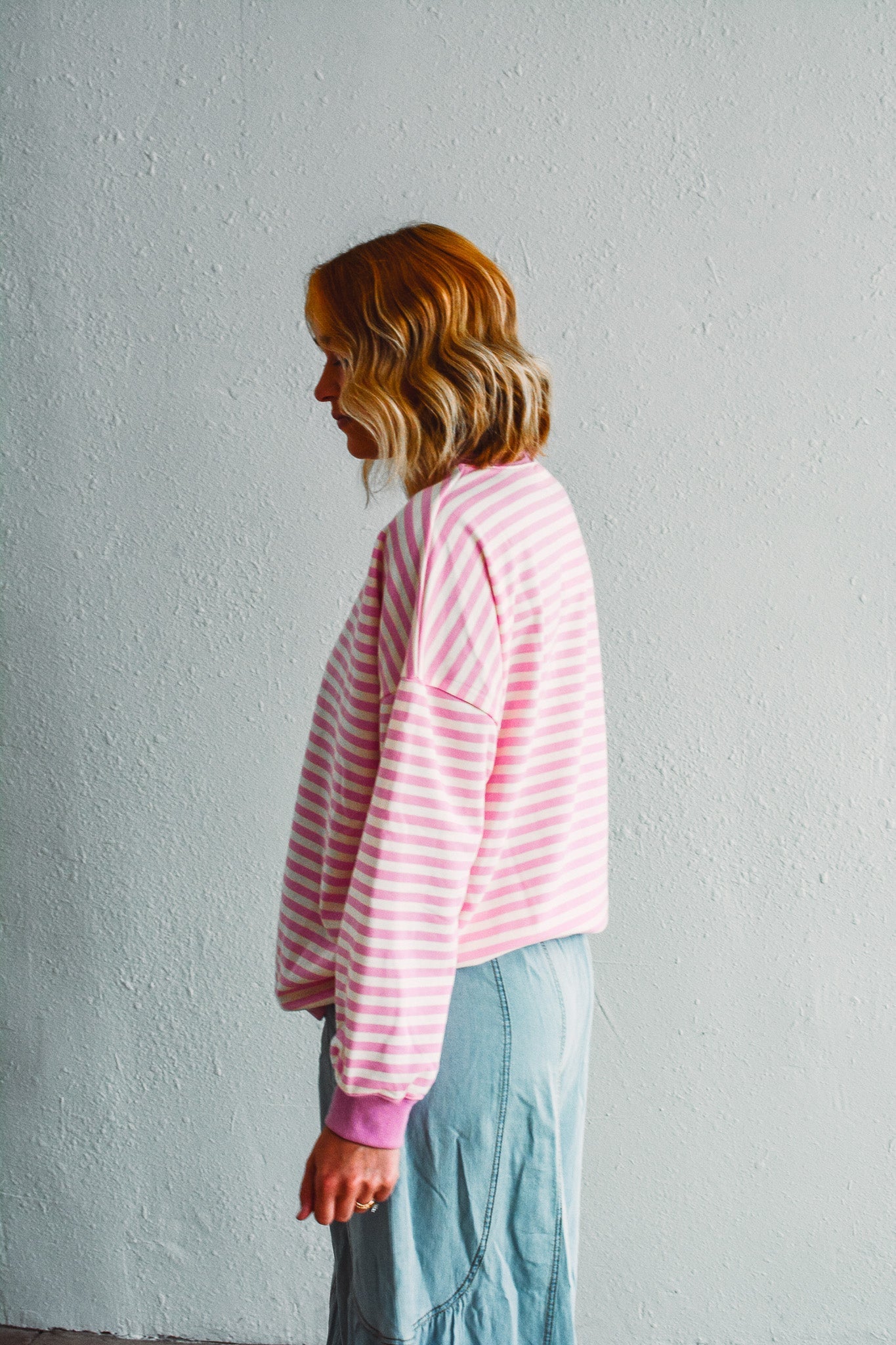 Pretty in Pink Pullover