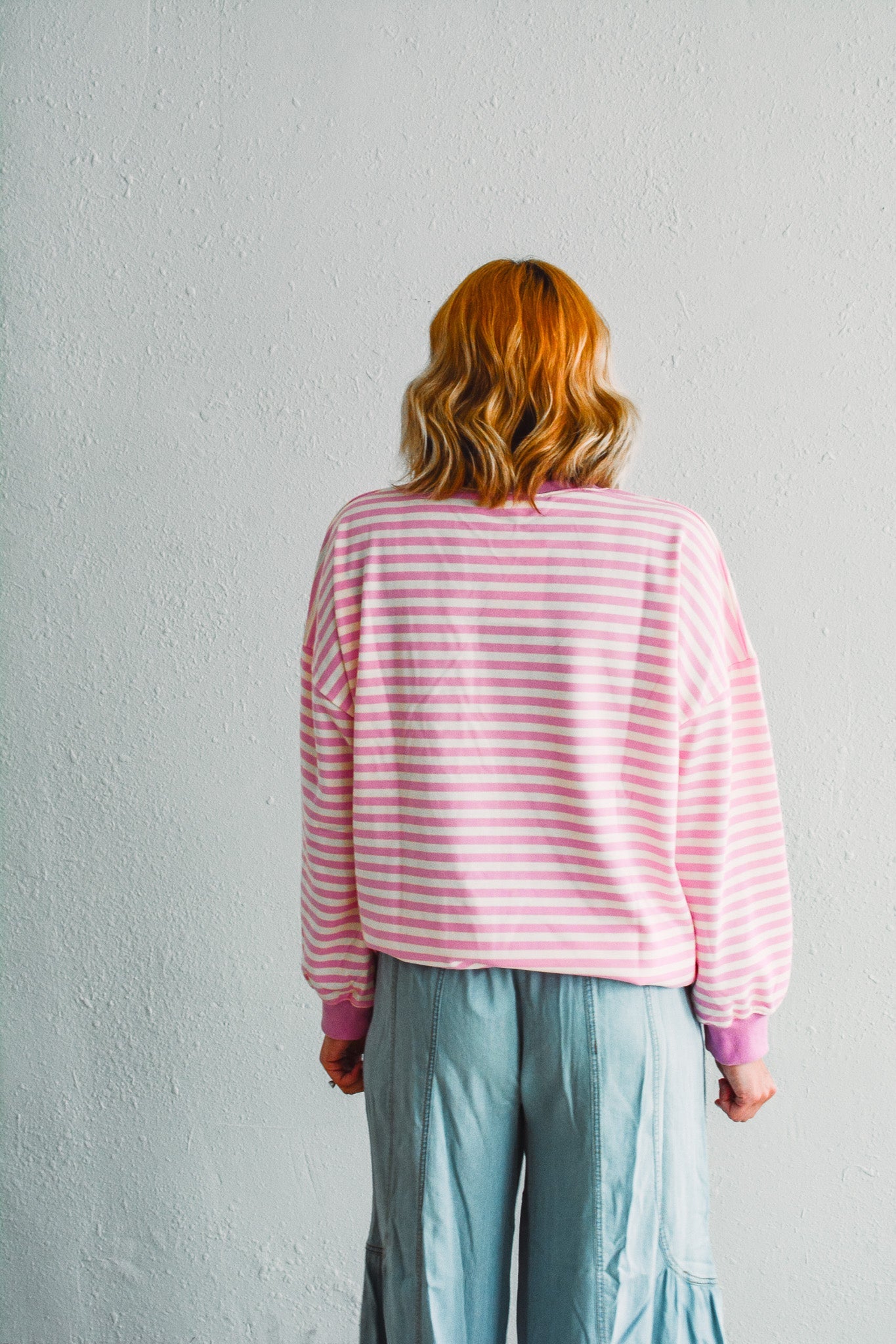 Pretty in Pink Pullover