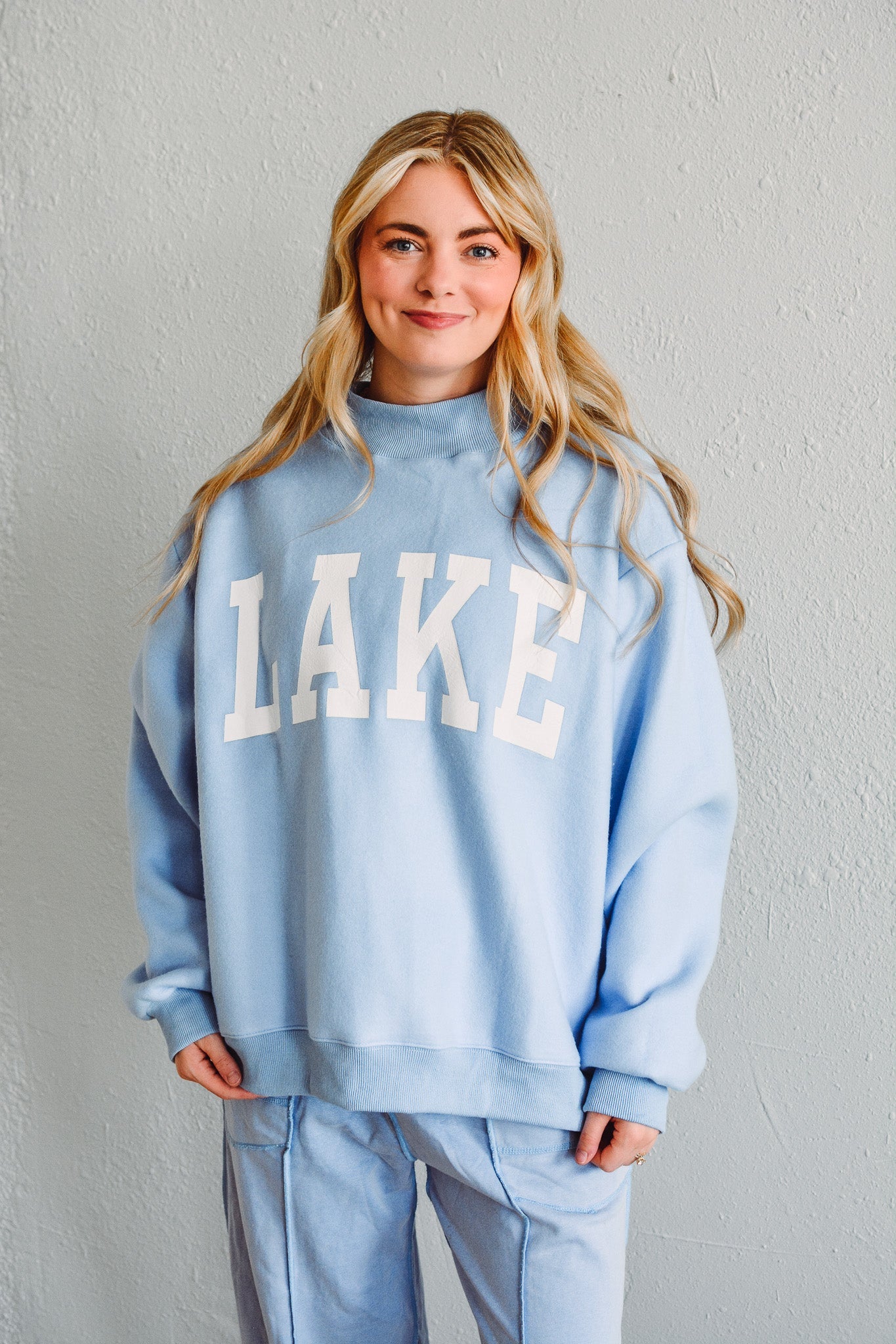 Beach Reversible Mock Neck
