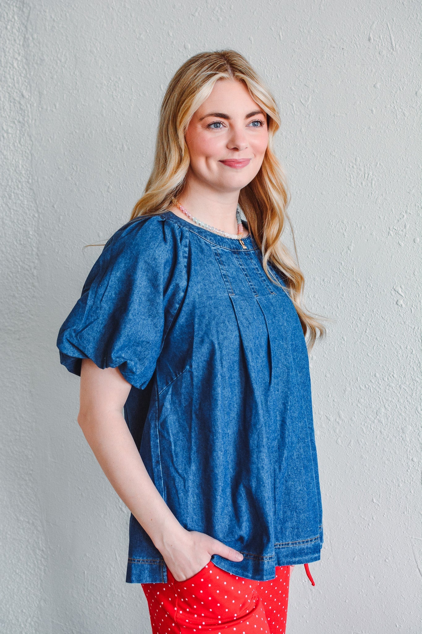 Sunday Denim Top