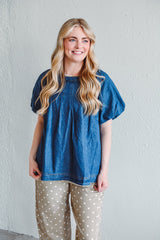 Sunday Denim Top