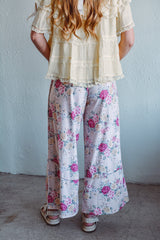Heirloom Tan Floral Pants