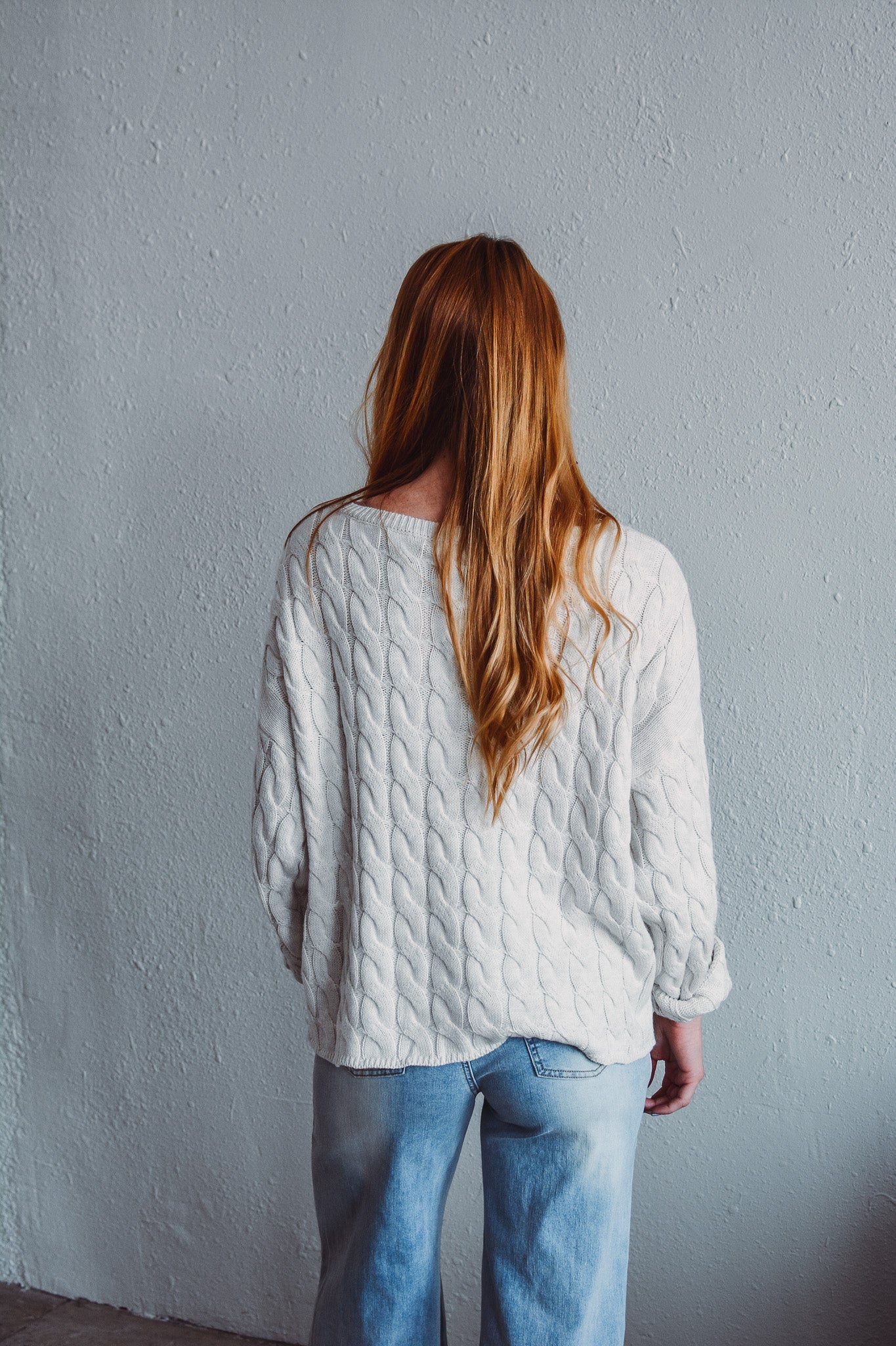 Freedom Flag Cable Knit