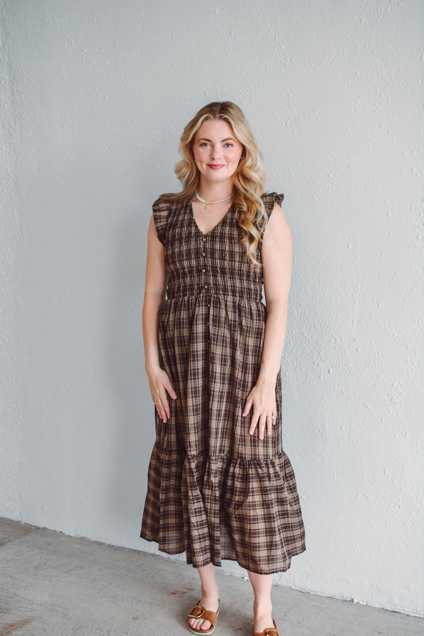Maeve Plaid Dress