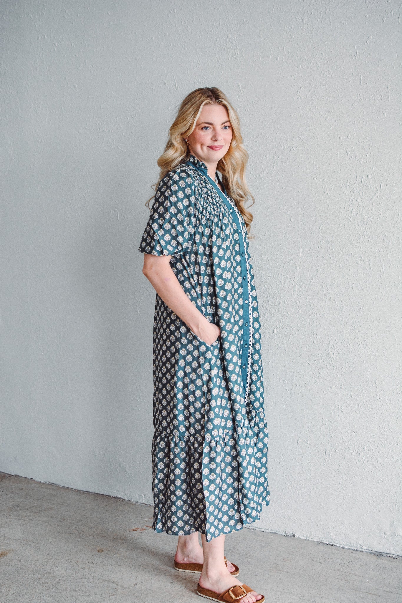 Magnolia Meadow Midi Dress