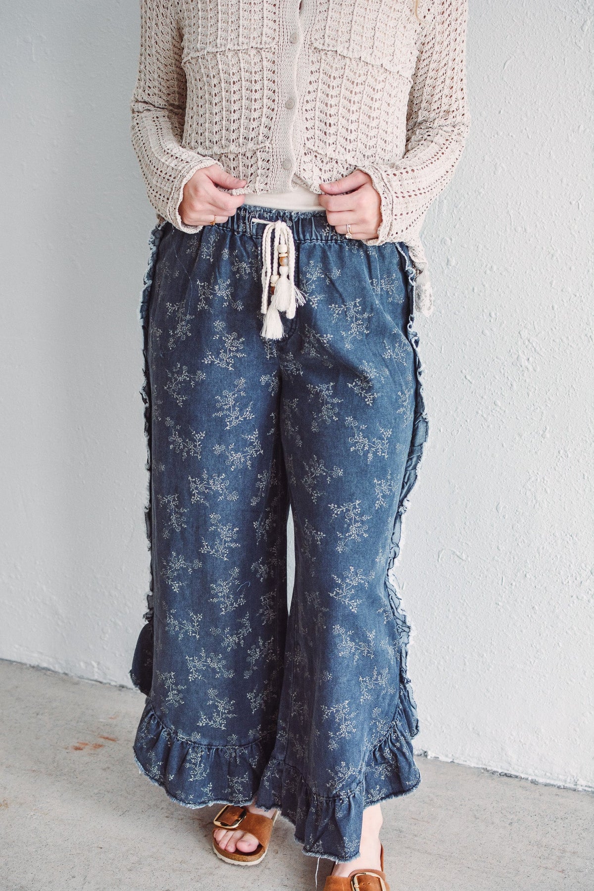 Fleur Ruffle Denim