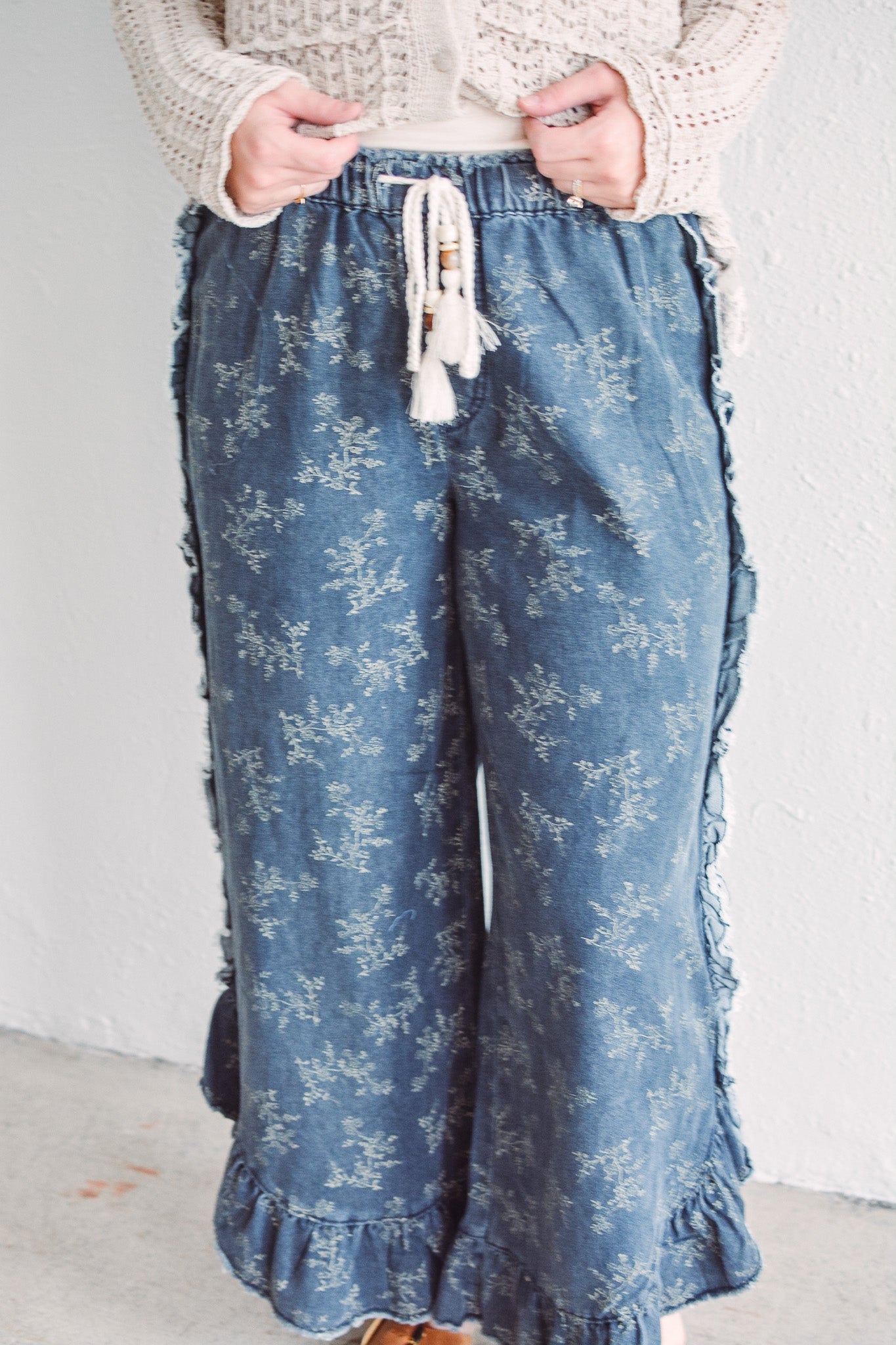 Fleur Ruffle Denim