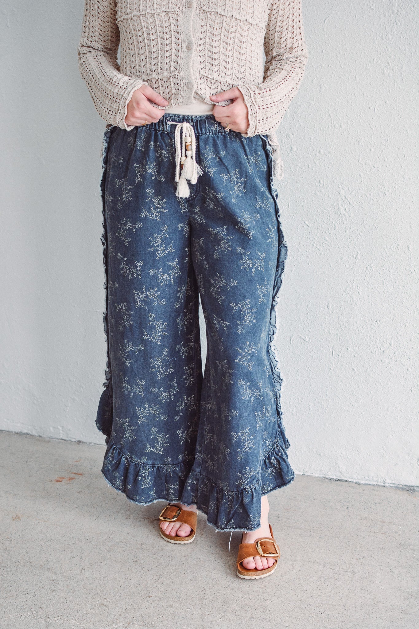 Fleur Ruffle Denim