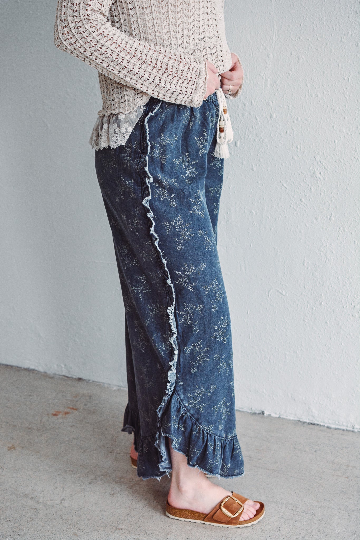 Fleur Ruffle Denim