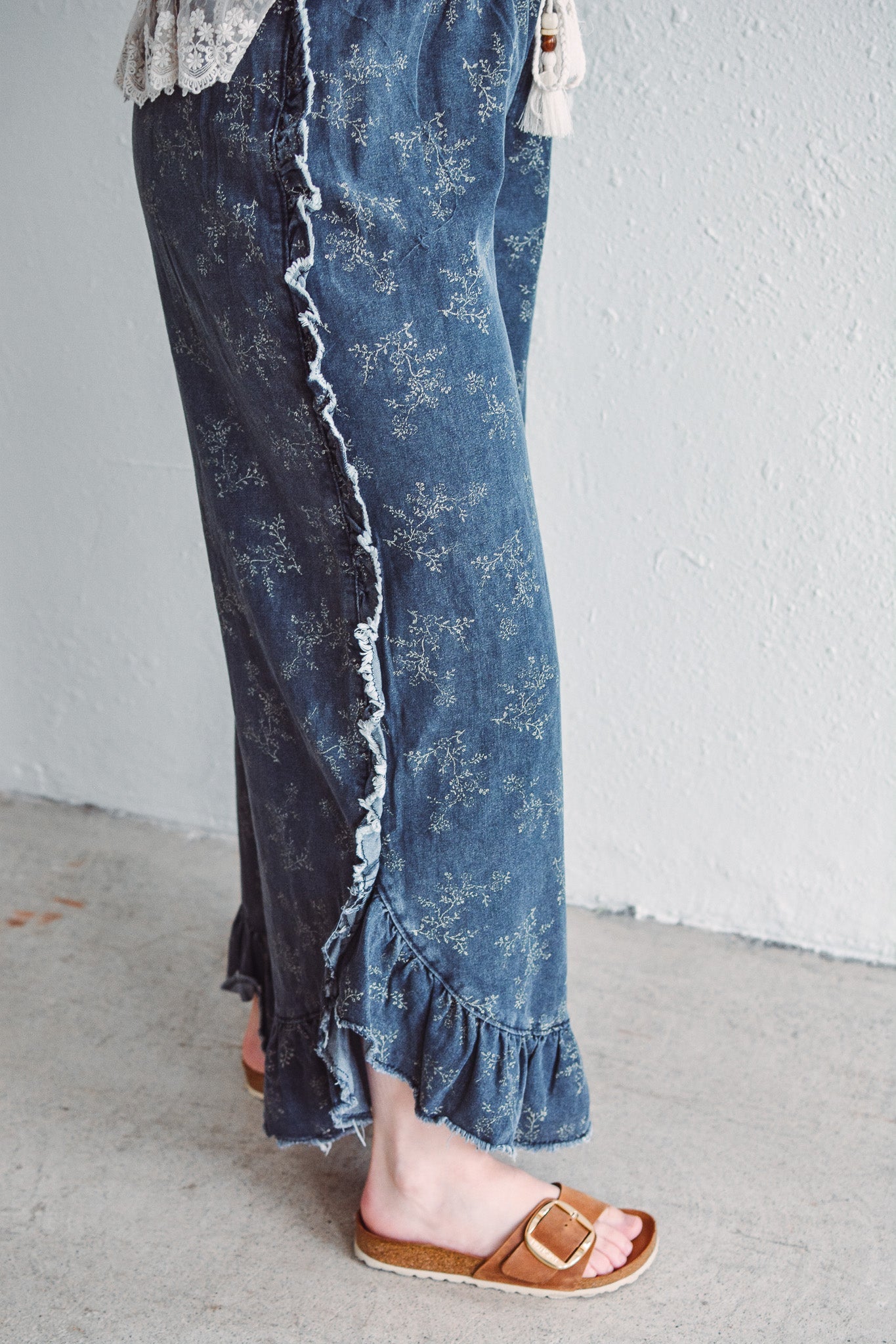 Fleur Ruffle Denim