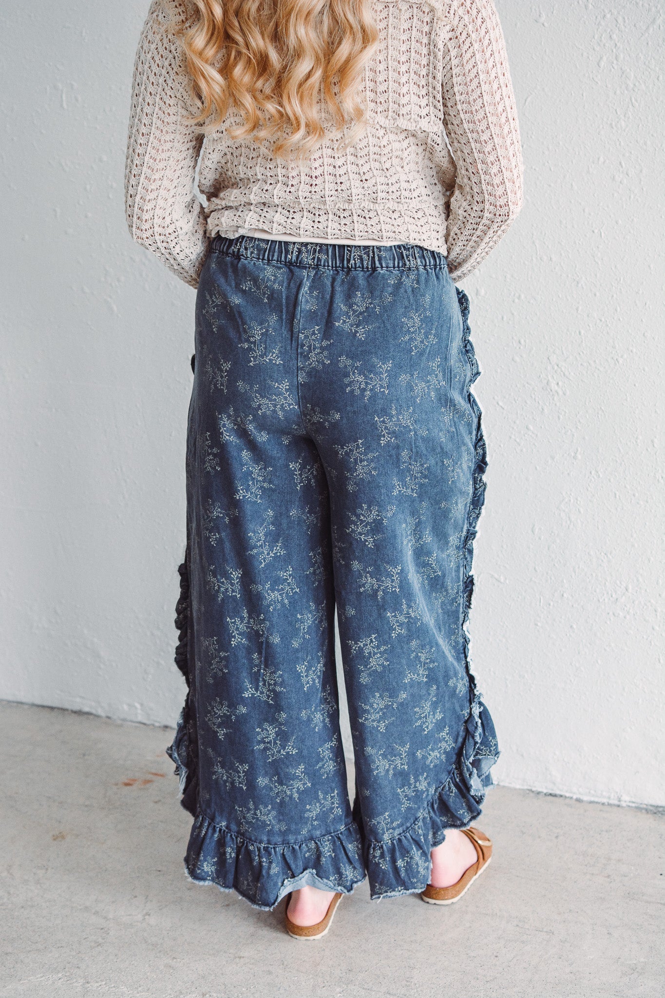 Fleur Ruffle Denim