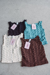 Teal Textured Tank
