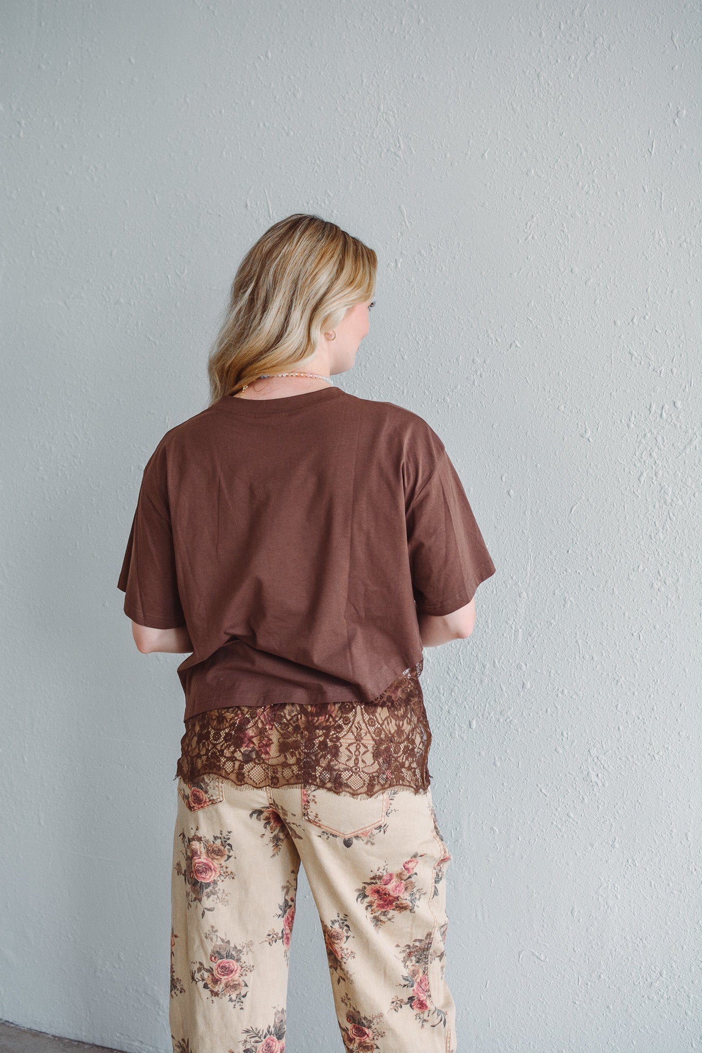 Sienna Asymetrical Lace Top