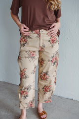 Khaki Bloom Pant
