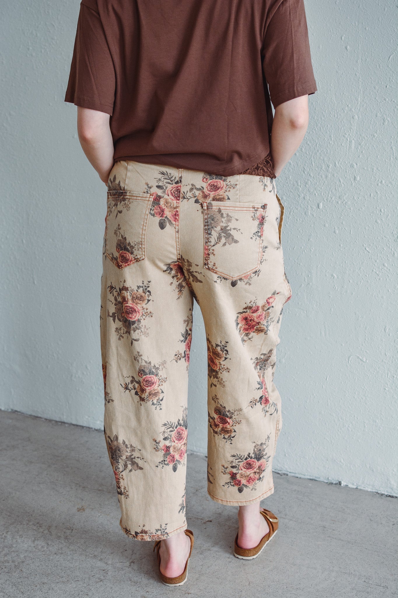 Khaki Bloom Pant