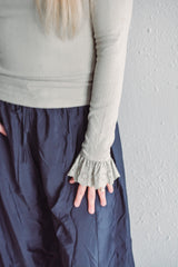 Sage Textured Knit Top
