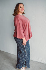 Fleur Ruffle Denim