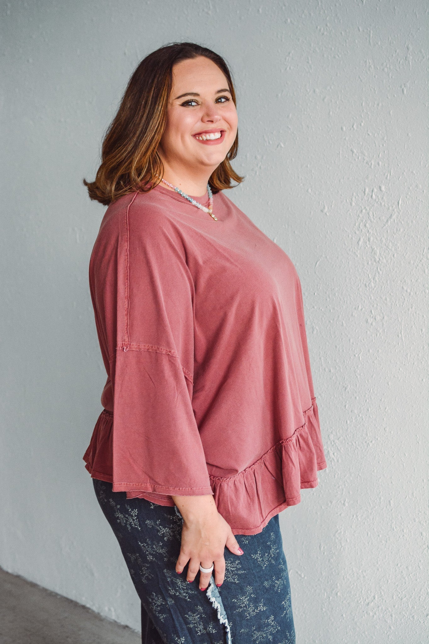 Marlee Mauve Top