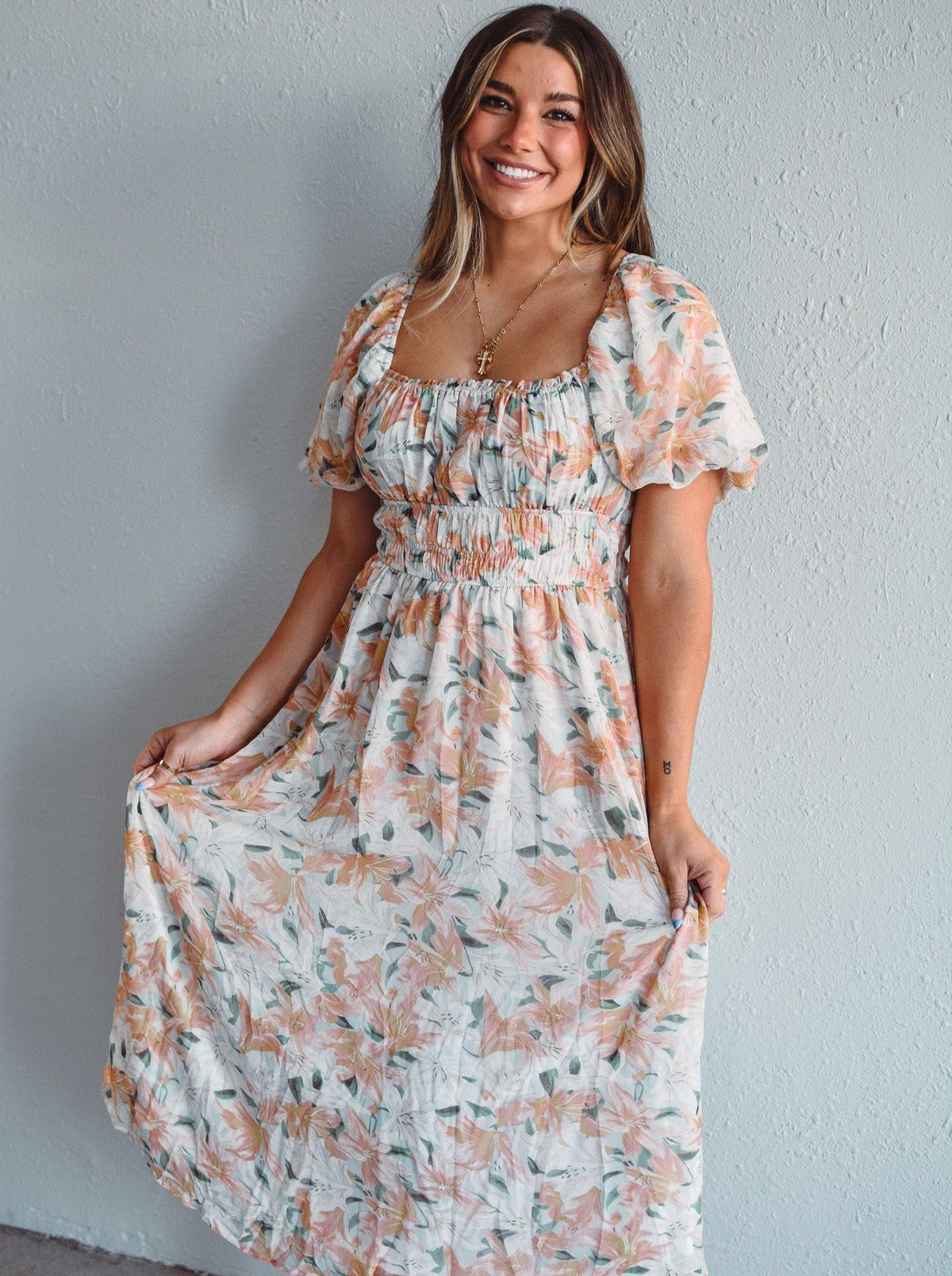 Pastel Floral Dress