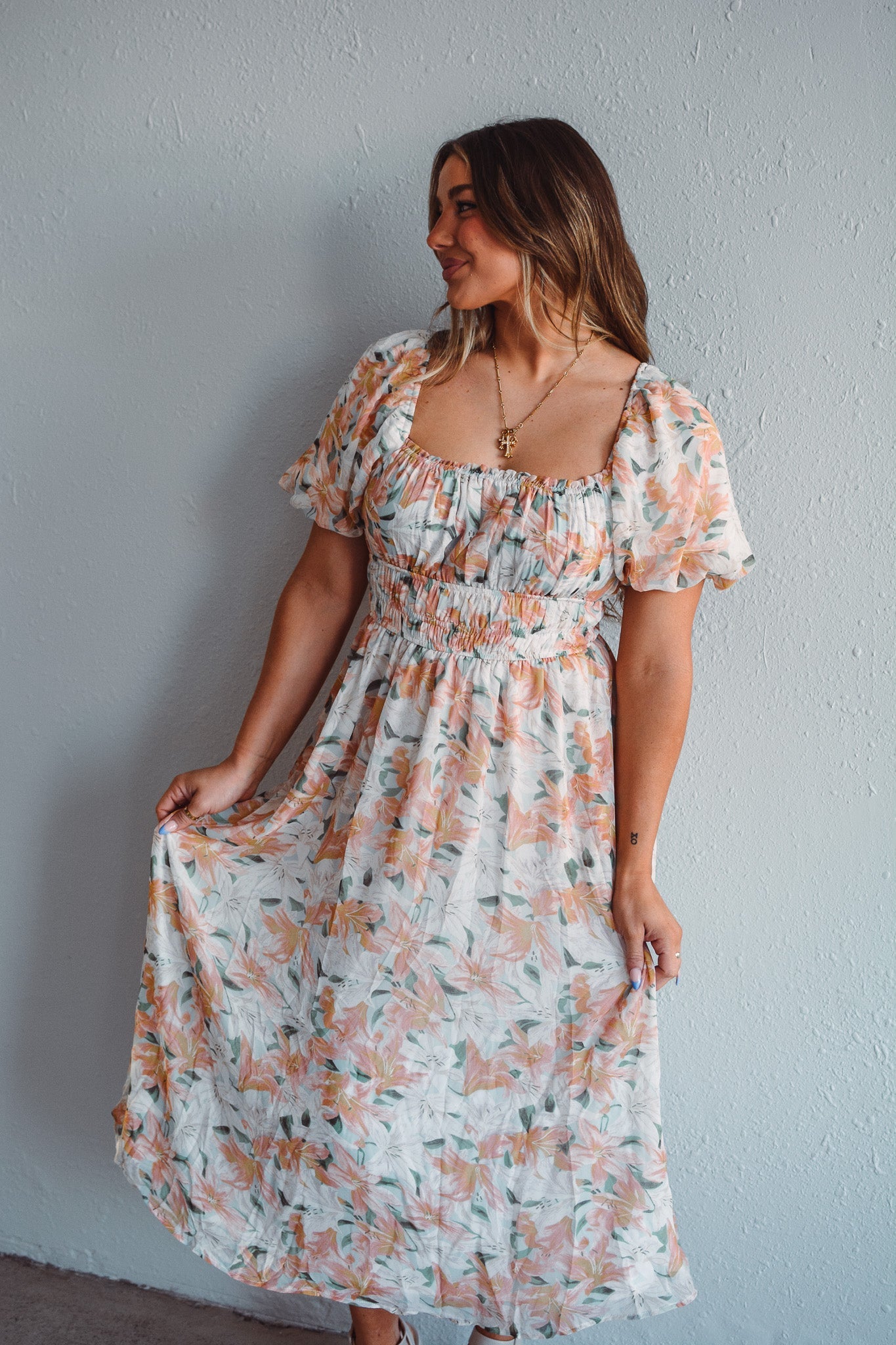 Pastel Floral Dress