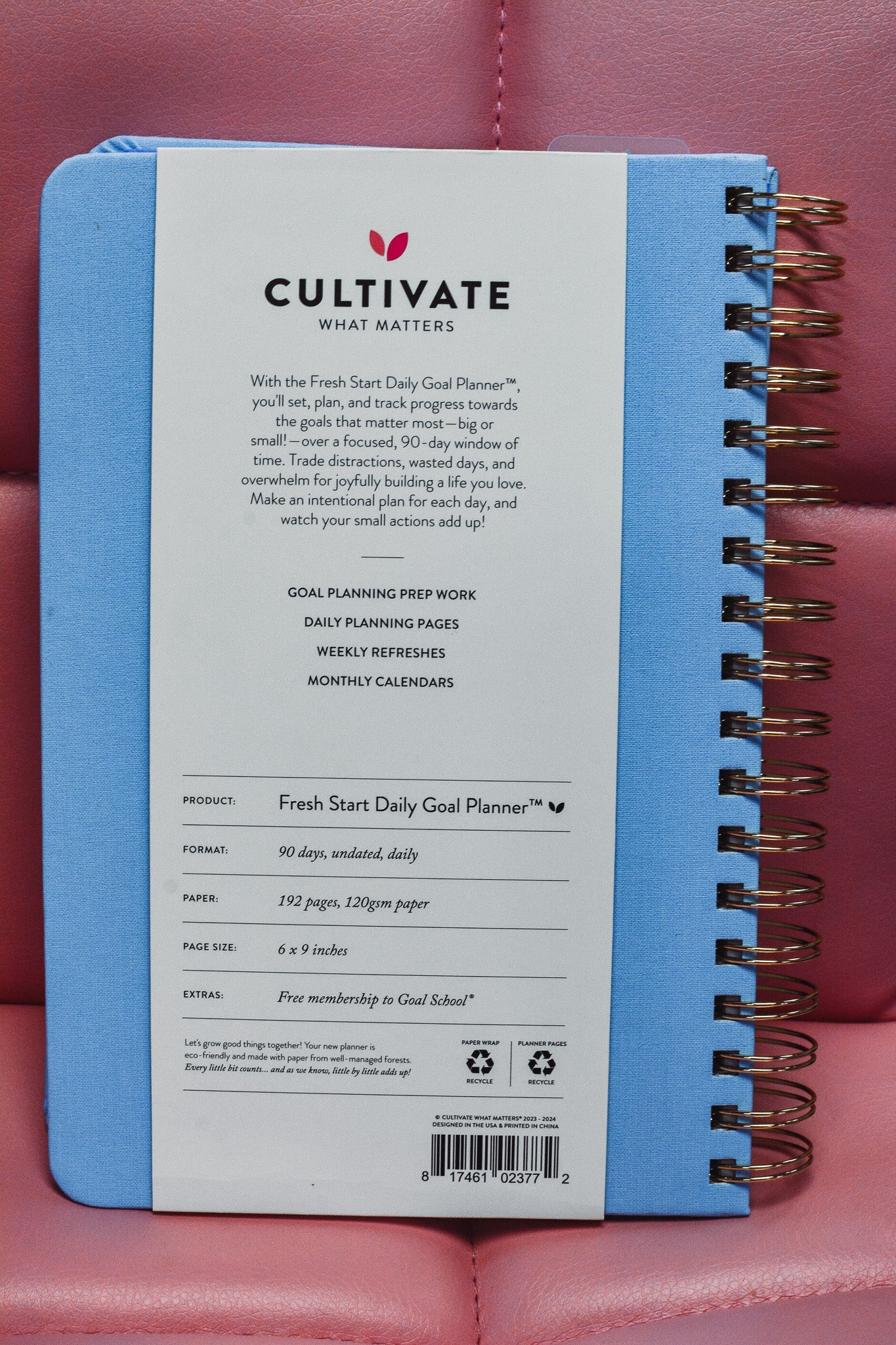 Fresh Start Daily Planner